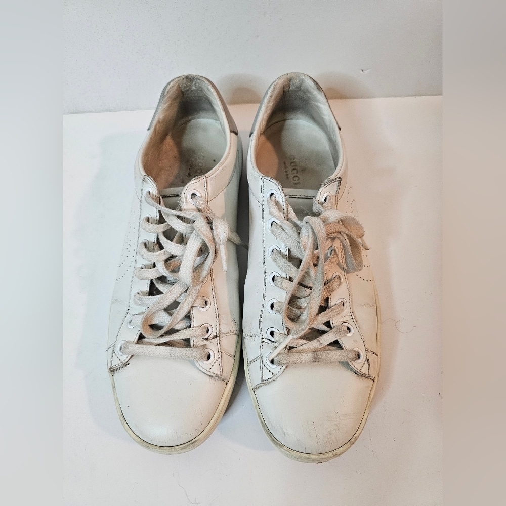 Gucci Ace Interlocking G Low Sneakers White Leather Womens Size US 9 UK 39 - Picture 16 of 16